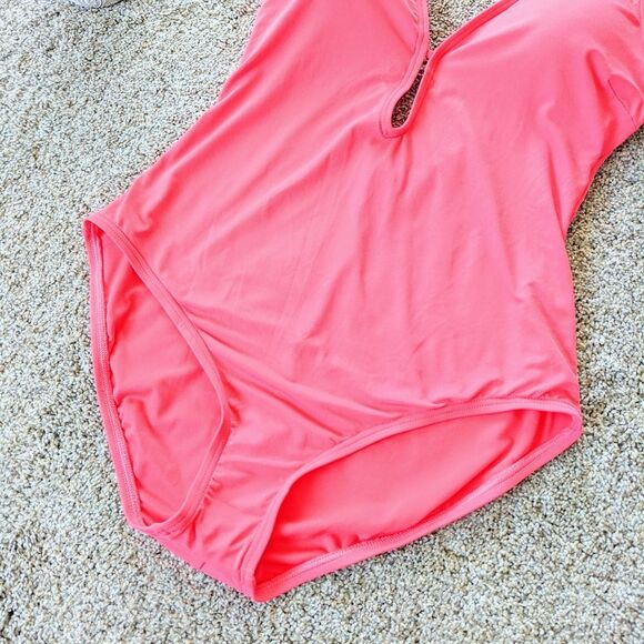 NWT Pink Peony Kate Spade One Piece Swimsuit - Picture 9 of 11
